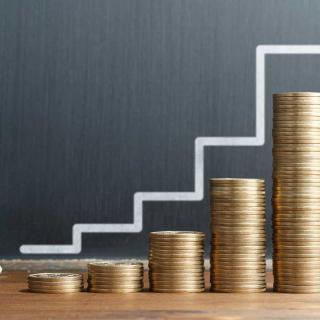 Increasing stacks of coins