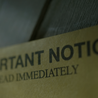 Notice at work complying with California's Know Your Rights act