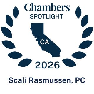 top award for ScaliRasmussen in Labor and employment and Franchising from