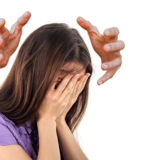 woman harassed