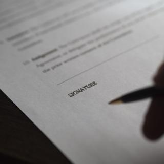 signing contract