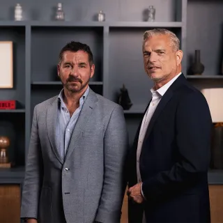 photo of Christian Scali and Jeffrey Erdman